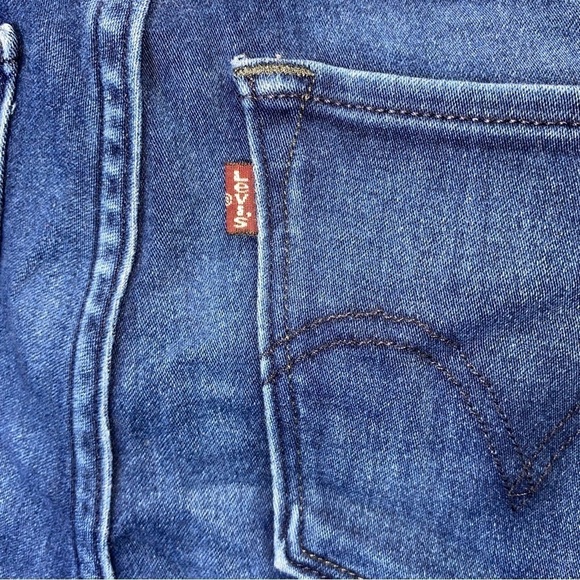 Levi's 512 Jeans Women's Sz 4 Blue Perfectly Slimming Skinny Leg Mid Rise Denim - Picture 9 of 16
